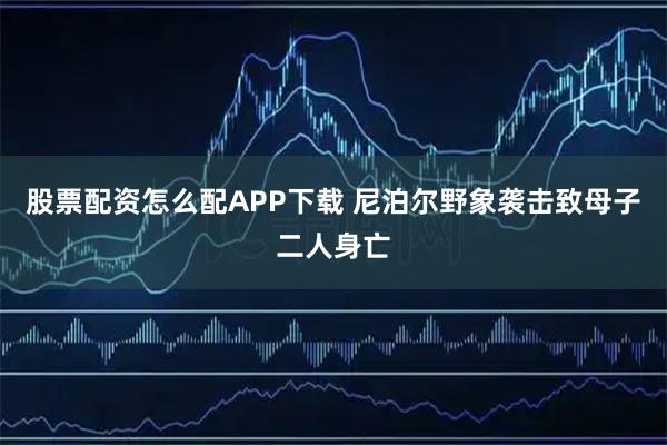 股票配资怎么配APP下载 尼泊尔野象袭击致母子二人身亡